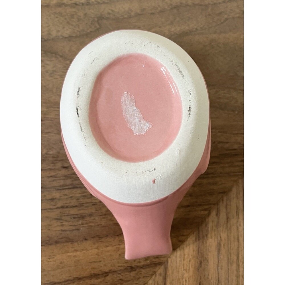 VTG Style Bubblegum Pink Bird Succulent Planter Coquette Farmhouse Bird Lovers - Picture 7 of 10